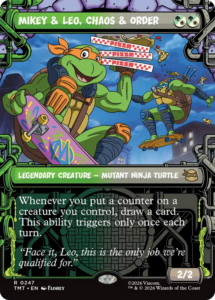 Magic | Mikey & Leo, Chaos & Order (Showcase) [Teenage Mutant Ninja Turtles] | The Nerd Merchant