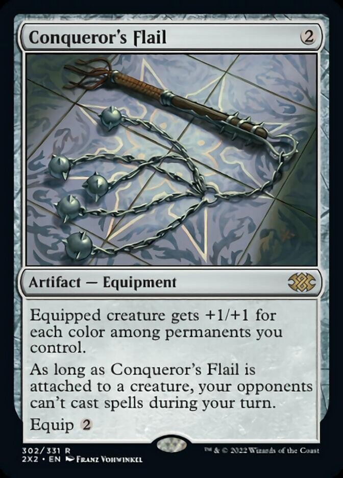 Magic | Conqueror's Flail [Double Masters 2022] | The Nerd Merchant
