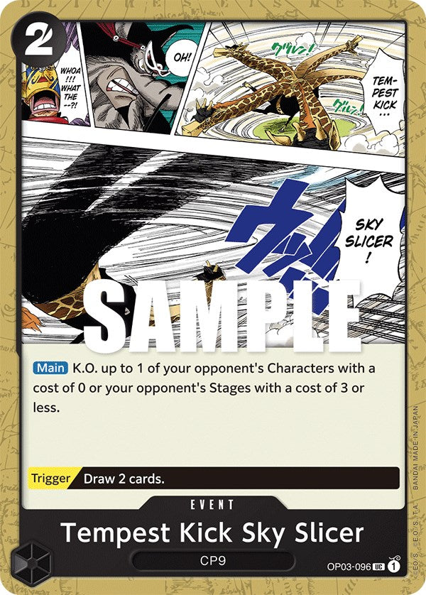 One Piece | Tempest Kick Sky Slicer [Pillars of Strength] | The Nerd Merchant