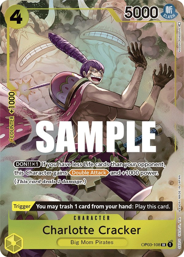 One Piece | Charlotte Cracker (Alternate Art) [Pillars of Strength] | The Nerd Merchant