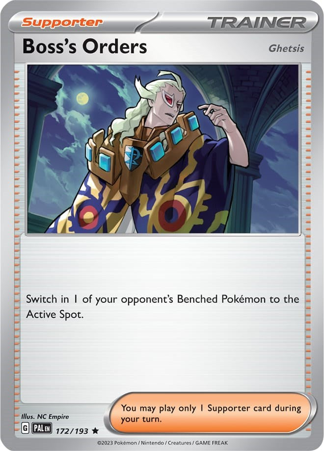 Pokemon | Boss's Orders (172/193) (Theme Deck Exclusive) [Scarlet & Violet: Paldea Evolved] | The Nerd Merchant