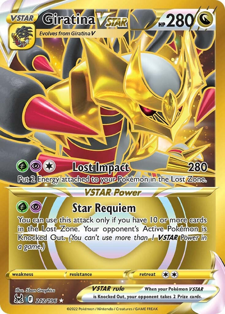Pokemon | Giratina VSTAR (212/196) [Sword & Shield: Lost Origin] | The Nerd Merchant