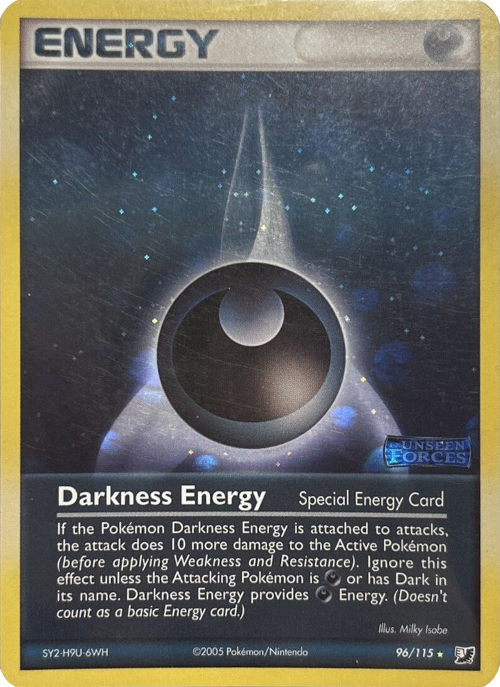 Pokemon | Darkness Energy (96/115) (Stamped) [EX: Unseen Forces] | The Nerd Merchant