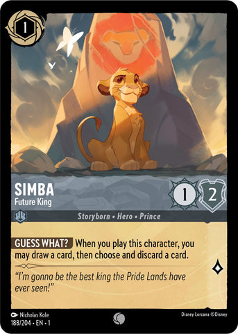 Lorcana | Simba - Future King (188/204) [The First Chapter] | The Nerd Merchant