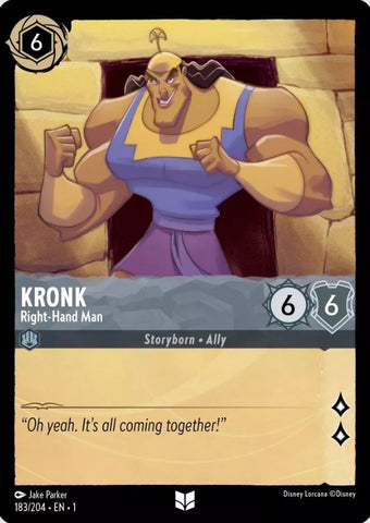 Lorcana | Kronk - Right-Hand Man (183/204) [The First Chapter] | The Nerd Merchant