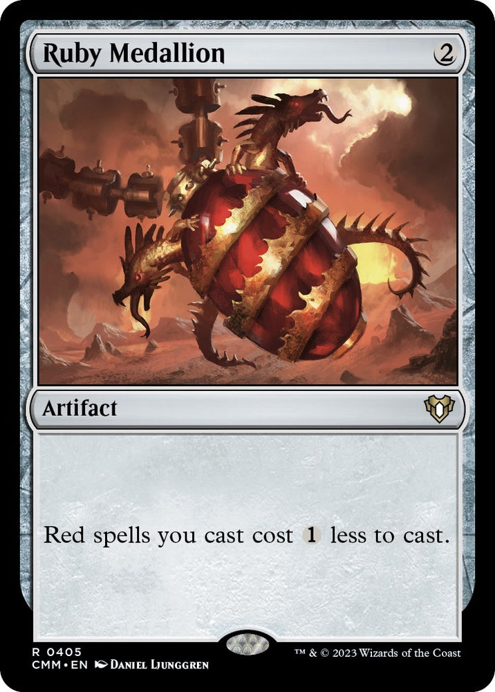 Magic | Ruby Medallion [Commander Masters] | The Nerd Merchant