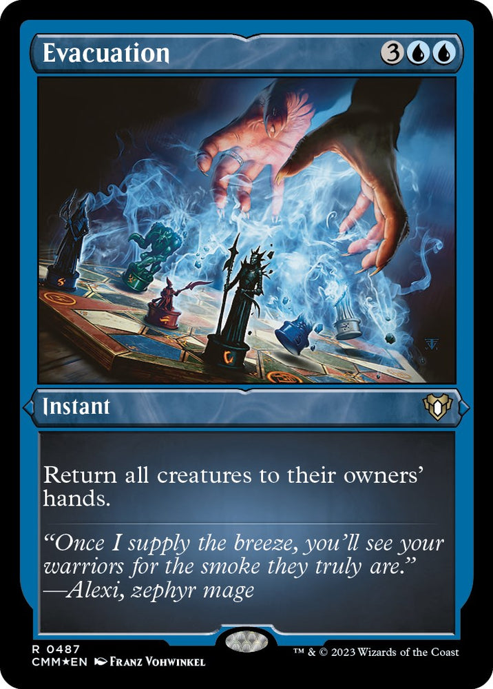 Magic | Evacuation (Foil Etched) [Commander Masters] | The Nerd Merchant