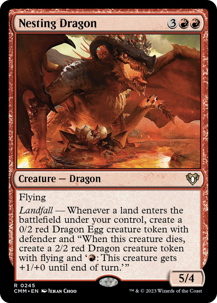 Magic | Nesting Dragon [Commander Masters] | The Nerd Merchant