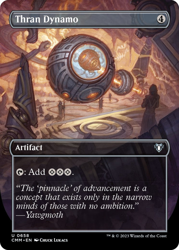 Magic | Thran Dynamo (Borderless Alternate Art) [Commander Masters] | The Nerd Merchant