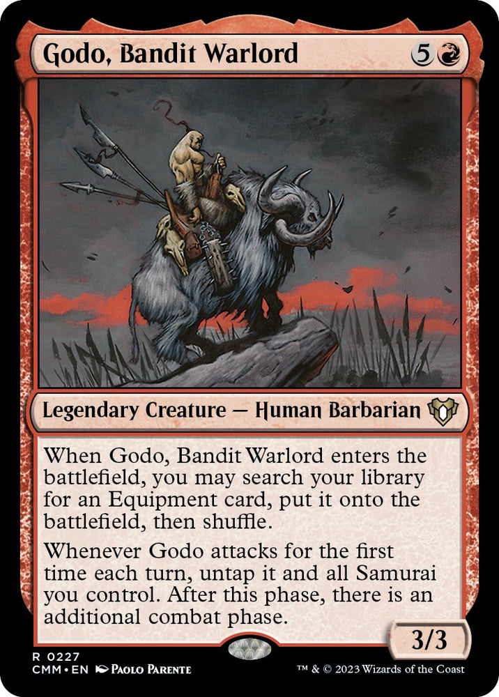 Magic | Godo, Bandit Warlord [Commander Masters] | The Nerd Merchant