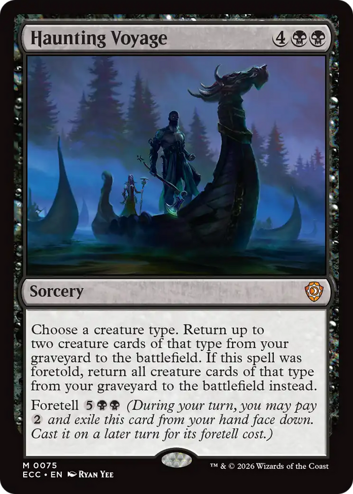 Magic | Haunting Voyage [Lorwyn Eclipsed Commander] | The Nerd Merchant
