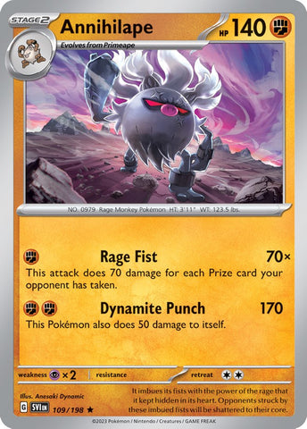 Pokemon | Annihilape (109/198) (Theme Deck Exclusive) [Scarlet & Violet: Base Set] | The Nerd Merchant