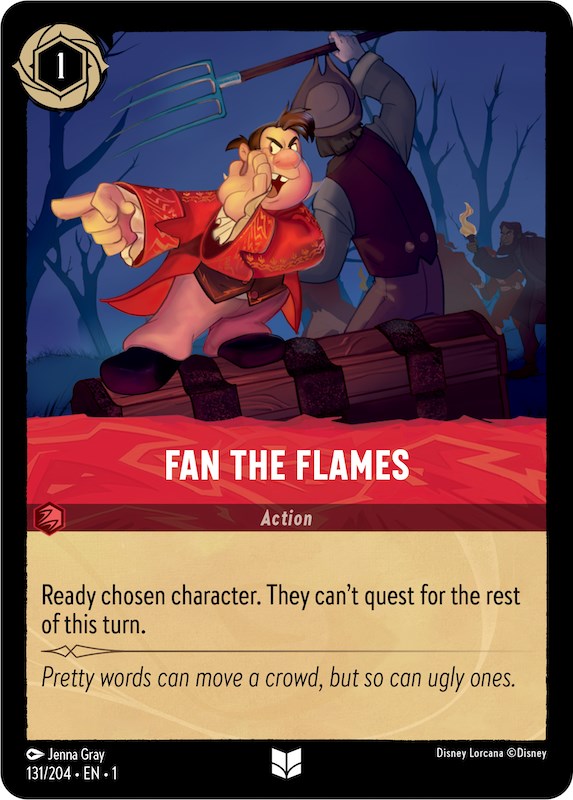 Lorcana | Fan the Flames (131/204) [The First Chapter] | The Nerd Merchant