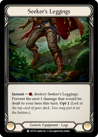 Flesh and Blood TCG | Seeker's Leggings [OUT178] (Outsiders) | The Nerd Merchant