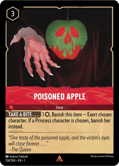 Lorcana | Poisoned Apple (134/204) [The First Chapter] | The Nerd Merchant