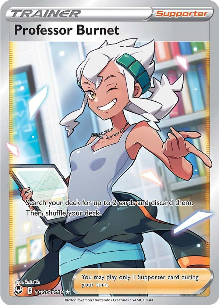 Pokemon | Professor Burnet (TG26/TG30) [Sword & Shield: Silver Tempest] | The Nerd Merchant