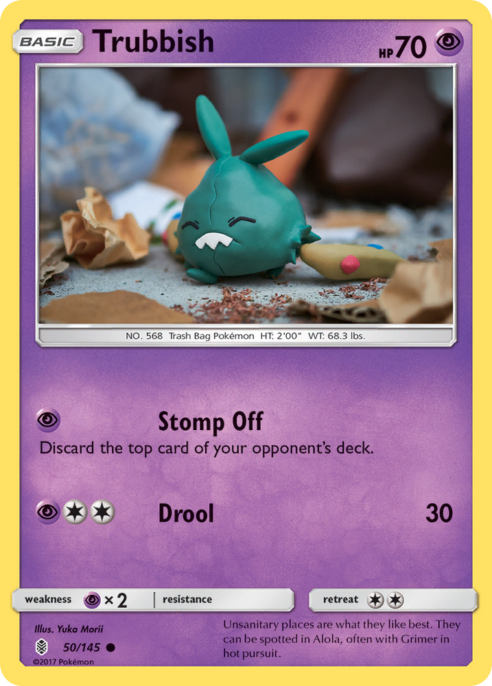 Pokemon | Trubbish (50/145) [Sun & Moon: Guardians Rising] | The Nerd Merchant