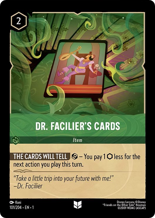Lorcana | Dr. Facilier's Cards (101/204) [The First Chapter] | The Nerd Merchant