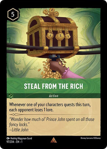Lorcana | Steal From The Rich (97/204) [The First Chapter] | The Nerd Merchant