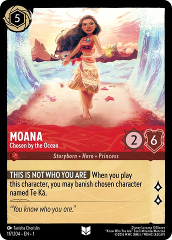 Lorcana | Moana - Chosen by the Ocean (117/204) [The First Chapter] | The Nerd Merchant