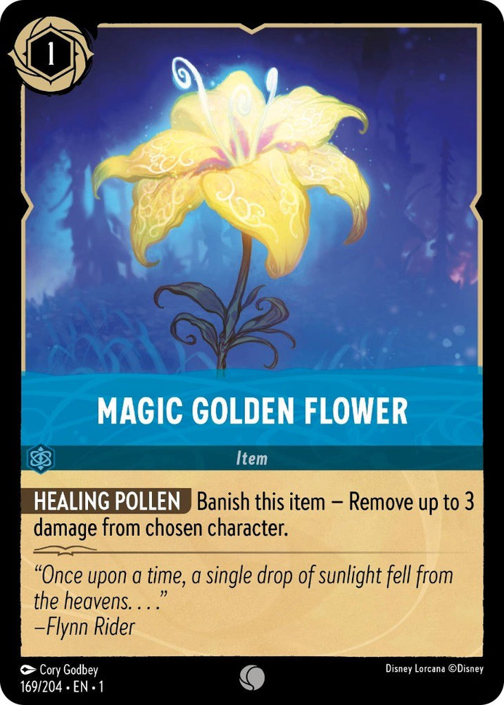 Lorcana | Magic Golden Flower (169/204) [The First Chapter] | The Nerd Merchant