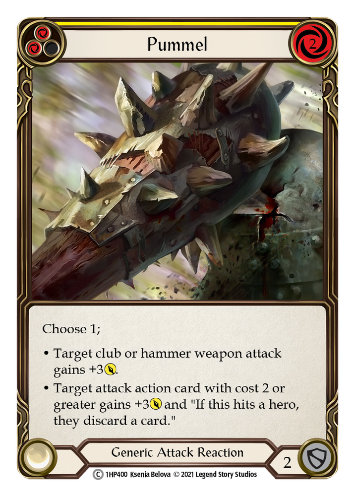 Flesh and Blood TCG | Pummel (Yellow) [1HP400] (History Pack 1) | The Nerd Merchant