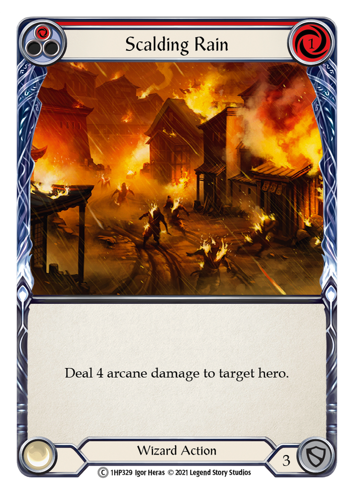 Flesh and Blood TCG | Scalding Rain (Red) [1HP329] (History Pack 1) | The Nerd Merchant