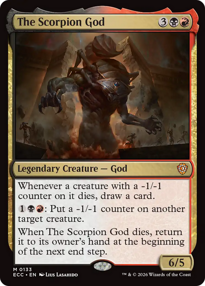 Magic | The Scorpion God [Lorwyn Eclipsed Commander] | The Nerd Merchant