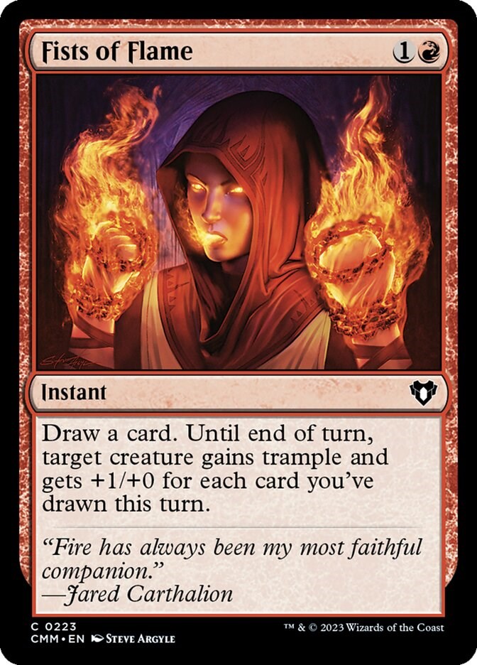Magic | Fists of Flame [Commander Masters] | The Nerd Merchant