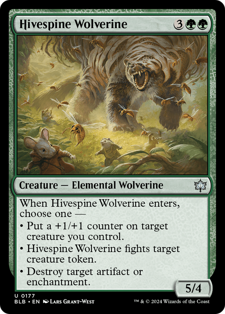 Magic | Hivespine Wolverine [Bloomburrow] | The Nerd Merchant