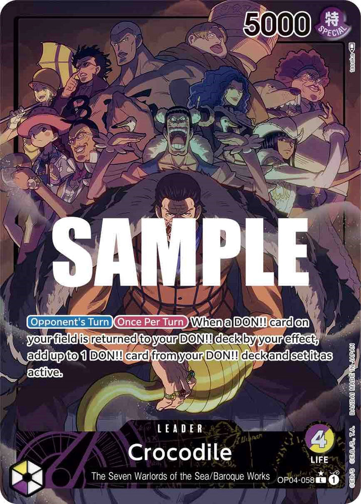 One Piece | Crocodile (Alternate Art) [Kingdoms of Intrigue] | The Nerd Merchant