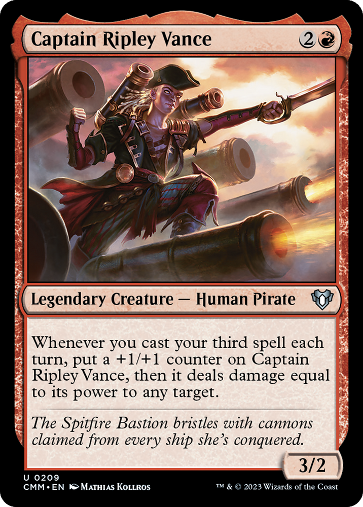 Magic | Captain Ripley Vance [Commander Masters] | The Nerd Merchant