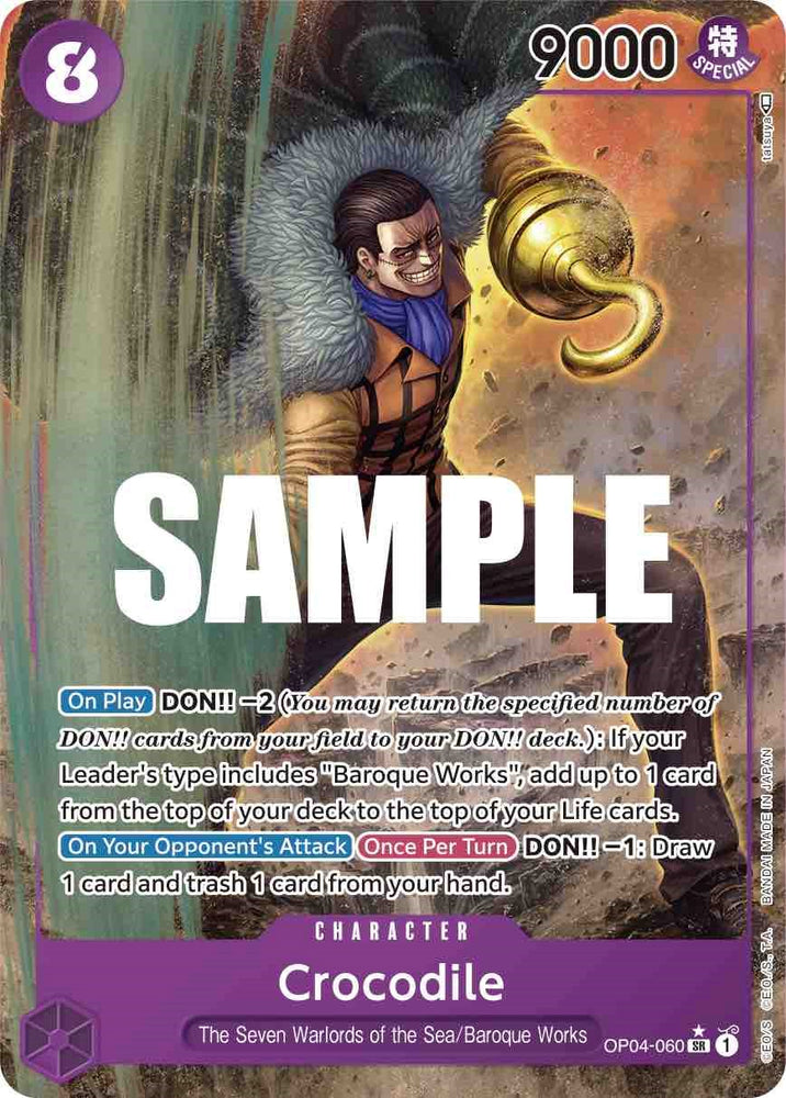 One Piece | Crocodile (Alternate Art) [Kingdoms of Intrigue] | The Nerd Merchant
