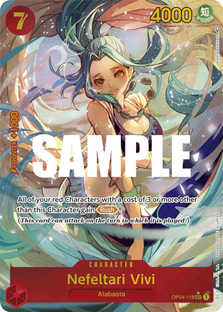 One Piece | Nefeltari Vivi (Alternate Art) [Kingdoms of Intrigue] | The Nerd Merchant