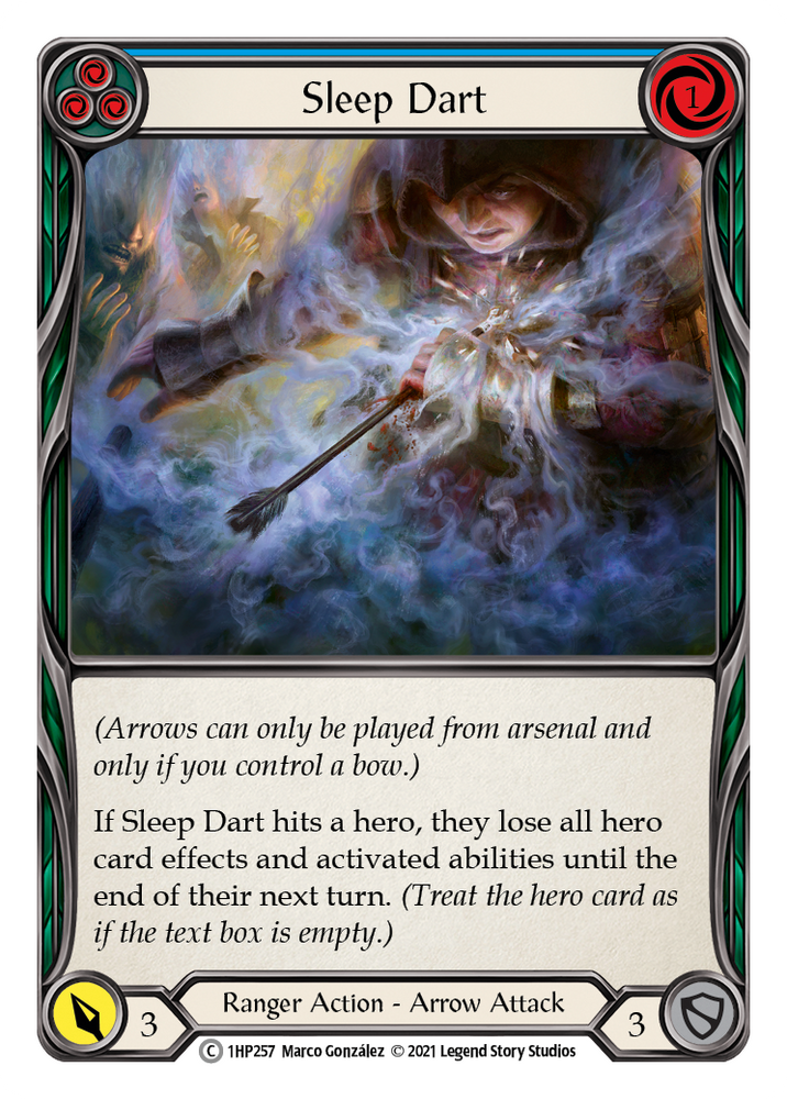 Flesh and Blood TCG | Sleep Dart (Blue) [1HP257] (History Pack 1) | The Nerd Merchant