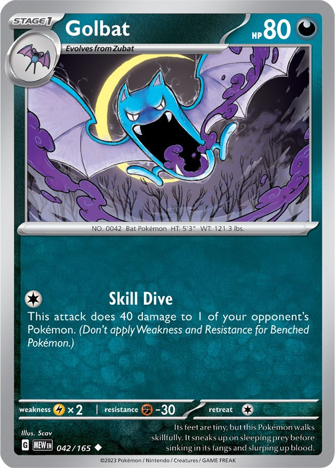 Pokemon | Golbat (042/165) [Scarlet & Violet 151] | The Nerd Merchant