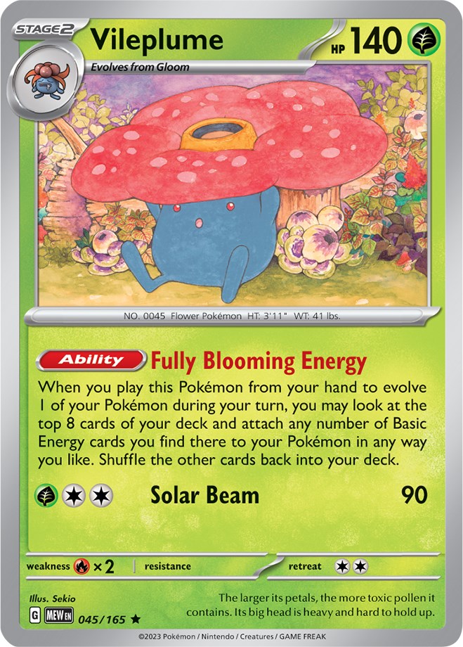 Pokemon | Vileplume (045/165) [Scarlet & Violet 151] | The Nerd Merchant