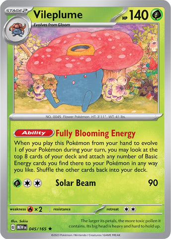 Pokemon | Vileplume (045/165) [Scarlet & Violet 151] | The Nerd Merchant