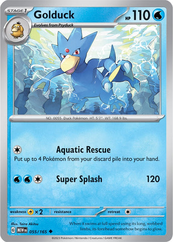 Pokemon | Golduck (055/165) [Scarlet & Violet 151] | The Nerd Merchant