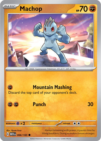 Pokemon | Machop (066/165) [Scarlet & Violet 151] | The Nerd Merchant