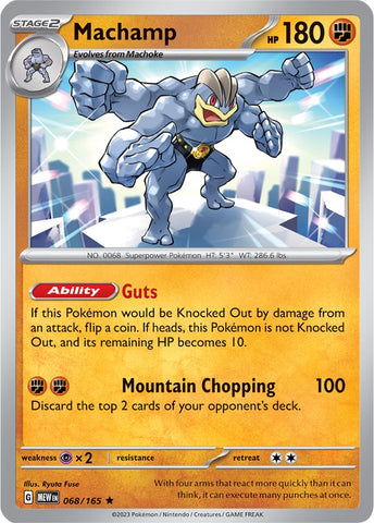 Pokemon | Machamp (068/165) [Scarlet & Violet 151] | The Nerd Merchant