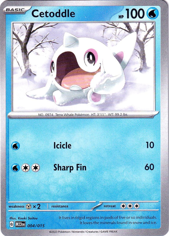 Pokemon | Cetoddle (004/015) [McDonald's Promos: 2023 Collection] | The Nerd Merchant