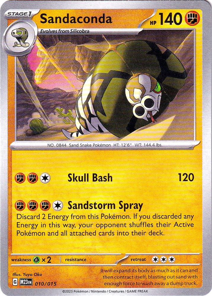 Pokemon | Sandaconda (010/015) [McDonald's Promos: 2023 Collection] | The Nerd Merchant