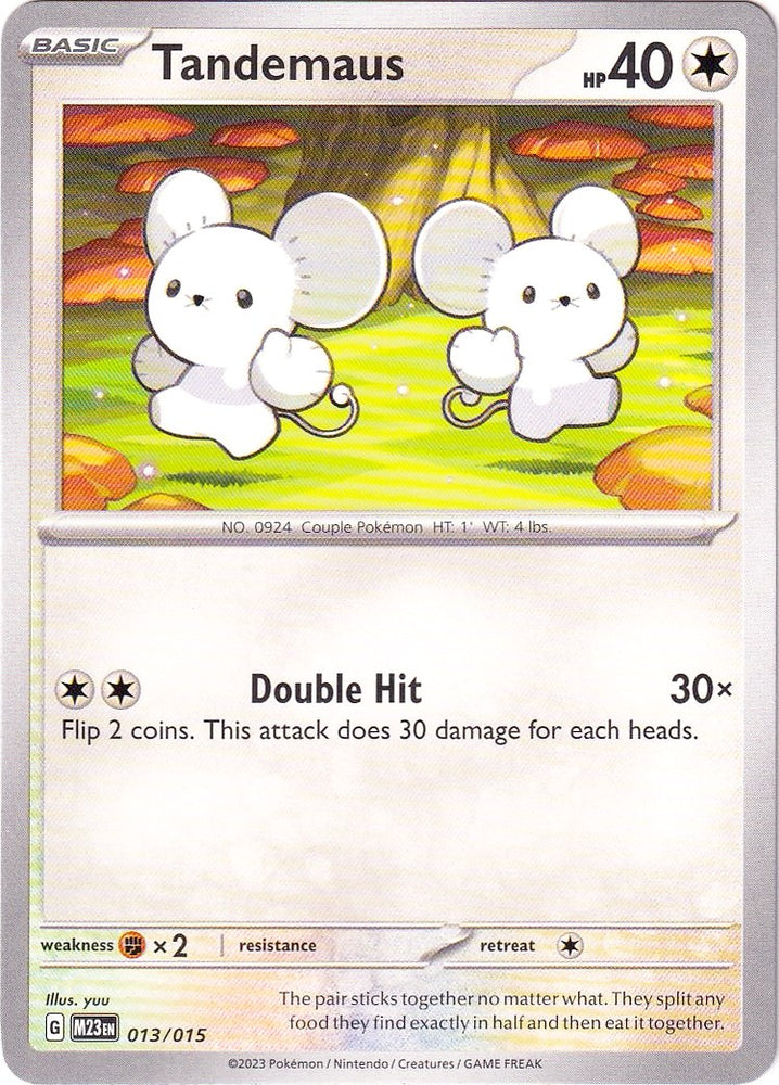 Pokemon | Tandemaus (013/015) [McDonald's Promos: 2023 Collection] | The Nerd Merchant
