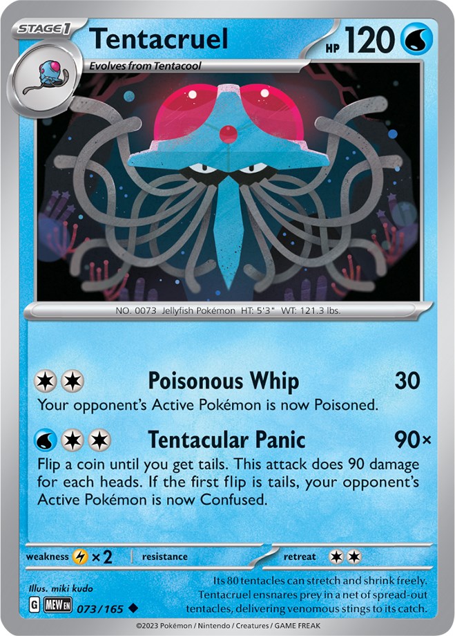 Pokemon | Tentacruel (073/165) [Scarlet & Violet 151] | The Nerd Merchant