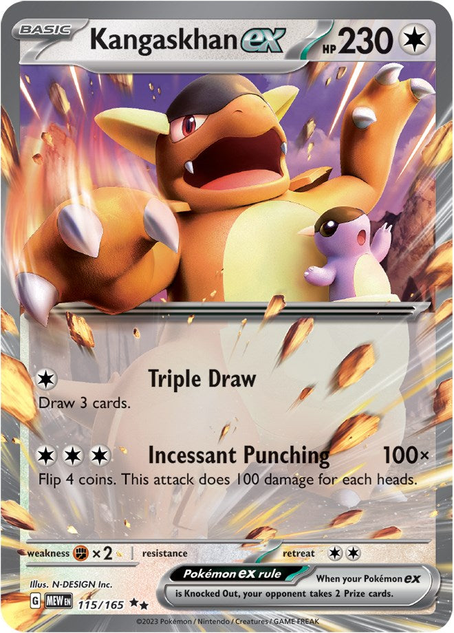 Pokemon | Kangaskhan ex (115/165) [Scarlet & Violet 151] | The Nerd Merchant