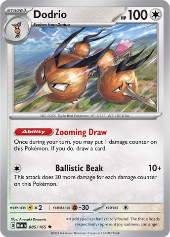 Pokemon | Dodrio (085/165) [Scarlet & Violet 151] | The Nerd Merchant