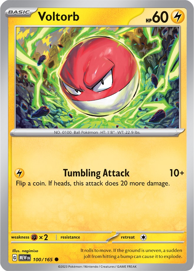 Pokemon | Voltorb (100/165) [Scarlet & Violet 151] | The Nerd Merchant