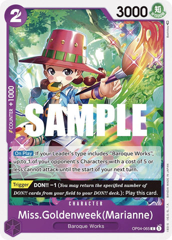 One Piece | Miss.Goldenweek(Marianne) [Kingdoms of Intrigue] | The Nerd Merchant