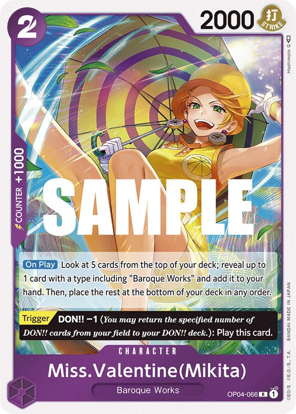 One Piece | Miss.Valentine(Mikita) [Kingdoms of Intrigue] | The Nerd Merchant
